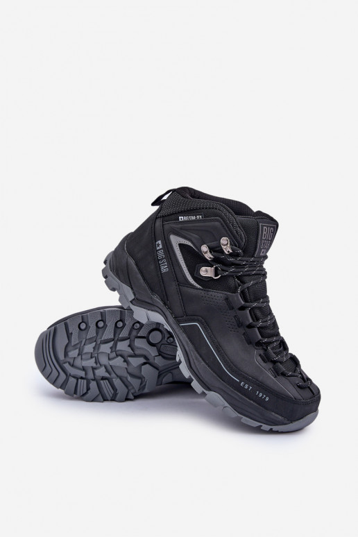 botas de caminhada Tem que sercho Big Star OO174341 cor preta botas de caminhada Tem que sercho Big Star OO174341 cor preta