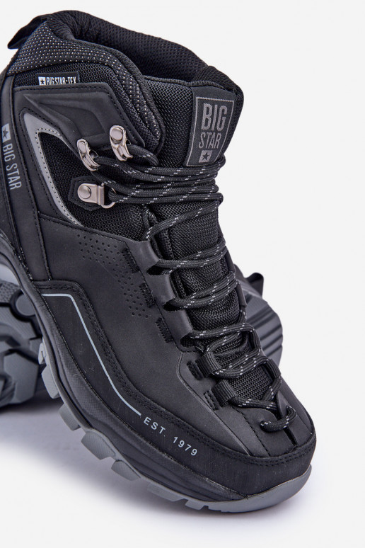 botas de caminhada Tem que sercho Big Star OO174341 cor preta botas de caminhada Tem que sercho Big Star OO174341 cor preta