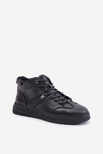 Pele aquecimento Botas modelo de tênis Tem que sercho Lee Cooper LCJ-24-33-2913 cor preta