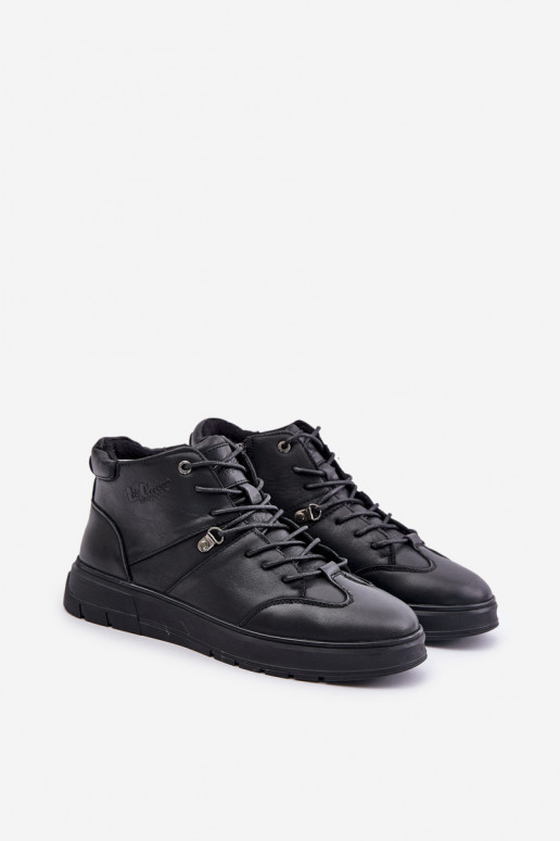 Pele aquecimento Botas modelo de tênis Tem que sercho Lee Cooper LCJ-24-33-2913 cor preta