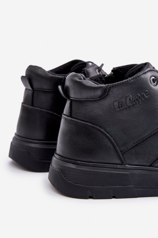 Pele aquecimento Botas modelo de tênis Tem que sercho Lee Cooper LCJ-24-33-2913 cor preta