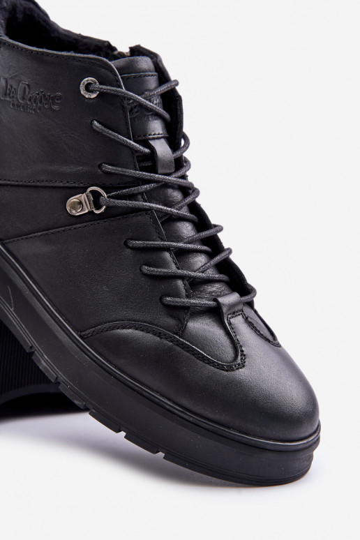 Pele aquecimento Botas modelo de tênis Tem que sercho Lee Cooper LCJ-24-33-2913 cor preta