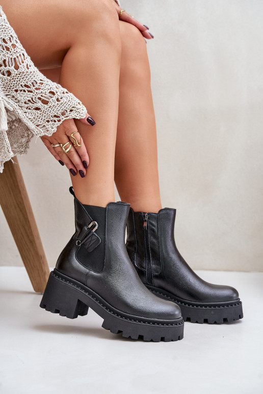 Zazoo 60490 Pele aquecimento Botas com enfeites cor preta Zazoo 60490 Pele aquecimento Botas com enfeites cor preta