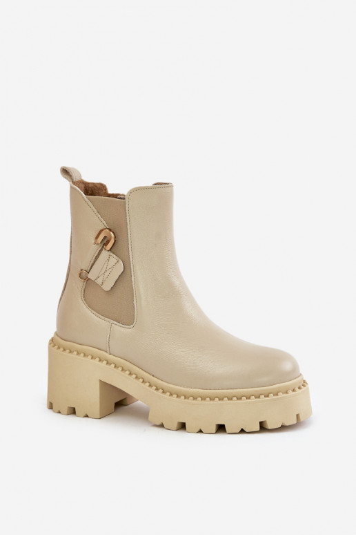 Zazoo 60490 Pele aquecimento Botas com enfeites cor de marfim Zazoo 60490 Pele aquecimento Botas com enfeites cor de marfim