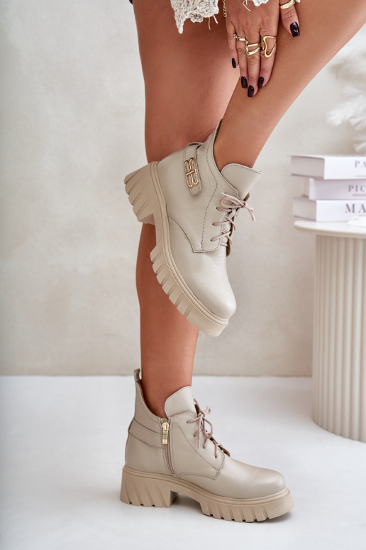 Zazoo 60483 Botas femininas Com um top baixo aquecimento bege Zazoo 60483 Botas femininas Com um top baixo aquecimento bege