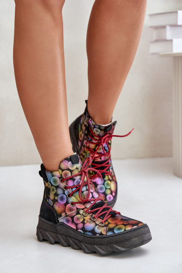 Botins de couro femininos forrados Tai Turiciejka 06146-39, em várias cores 2