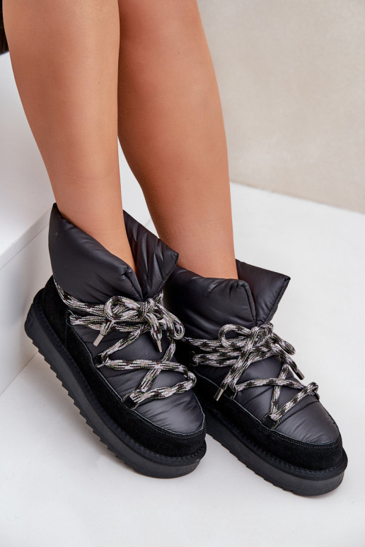 de camurça Botas de neve FemininoGrubym Amarrandom D.Franklin DFSH375003 cor preta de camurça Botas de neve FemininoGrubym Amarrandom D.Franklin DFSH375003 cor preta