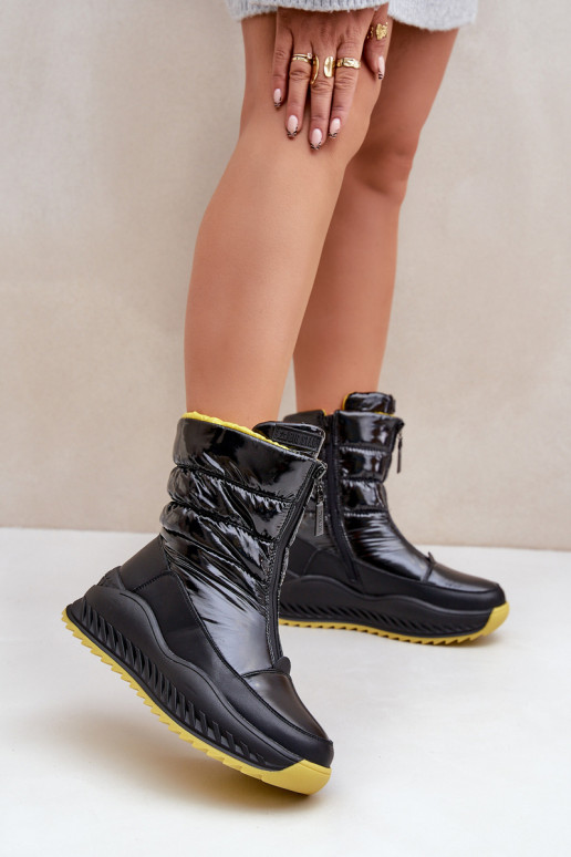 Botas de neve Feminino Big Star OO274A395 cor preta