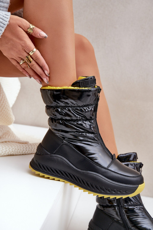 Botas de neve Feminino Big Star OO274A395 cor preta