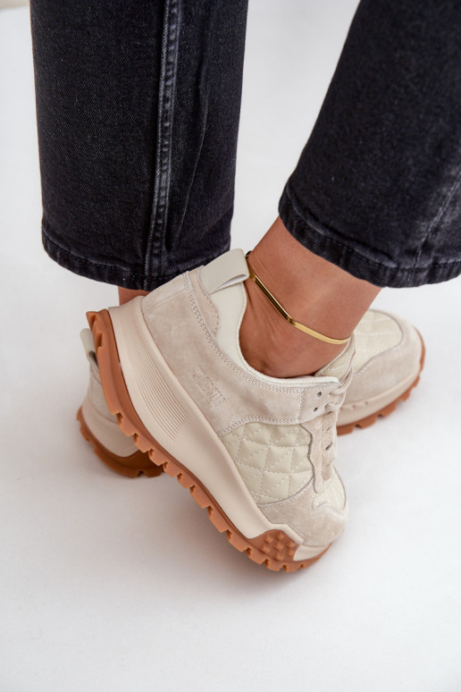 Pele À modalo de tênis Feminino Big Star OO274A315 Hi-Poly System bege Pele À modalo de tênis Feminino Big Star OO274A315 Hi-Poly System bege