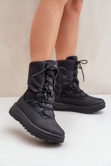 Feminino Botas de neve INUAOciepliną Primaloft 4F 4FRAEM24FSBSF012 cor preta 2