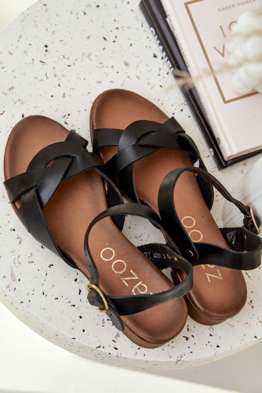 Sandálias femininas Habilitado Sutilm Obcasie Zazoo 40372 cor preta Sandálias femininas Habilitado Sutilm Obcasie Zazoo 40372 cor preta