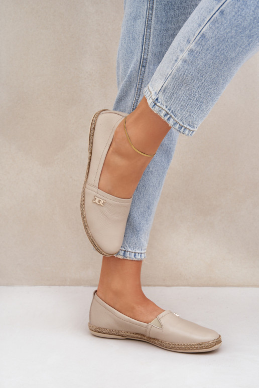 Estilo elegante Alpercatas de couro Feminino Zazoo 10177 bege Estilo elegante Alpercatas de couro Feminino Zazoo 10177 bege