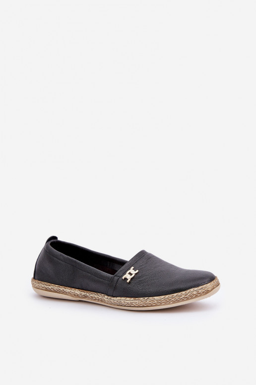 Estilo elegante Alpercatas de couro Feminino Zazoo 10177 cor preta Estilo elegante Alpercatas de couro Feminino Zazoo 10177 cor preta