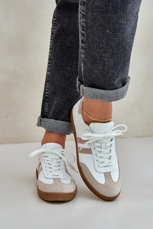 Zazoo N1068 Pele Baixo À modalo de tênis Feminino bege