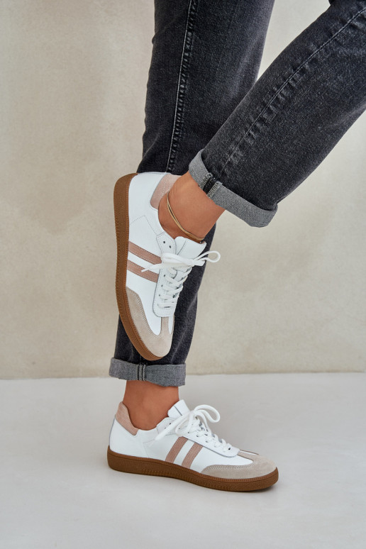 Zazoo N1068 Pele Baixo À modalo de tênis Feminino bege