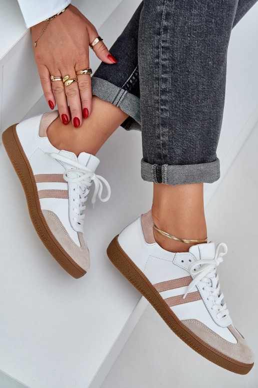 Zazoo N1068 Pele Baixo À modalo de tênis Feminino bege