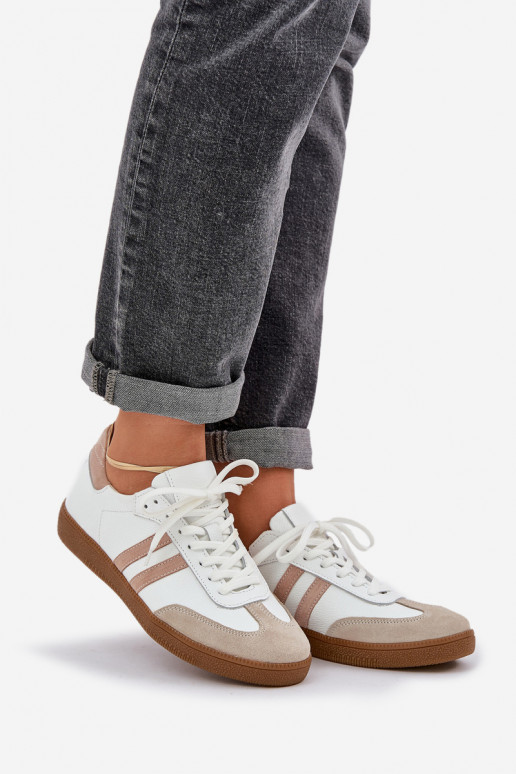 Zazoo N1068 Pele Baixo À modalo de tênis Feminino bege