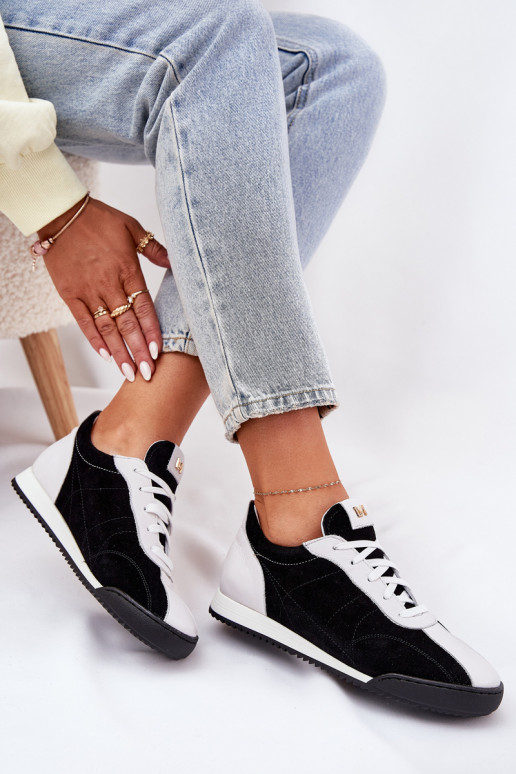 Pele tênis Feminino Laura Messi 2935 cor preta