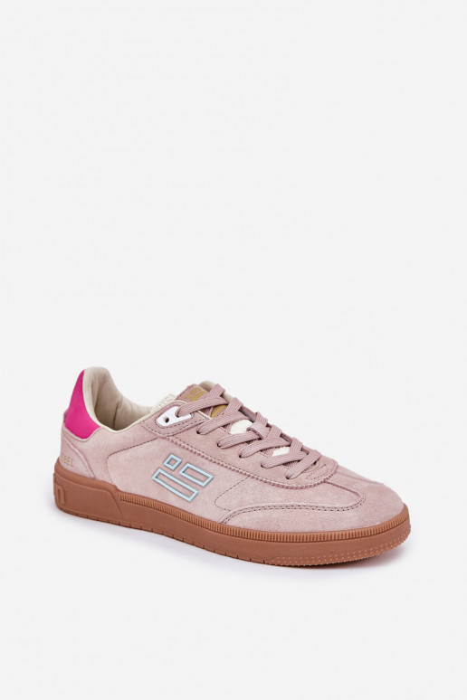 de camurça tênis À modalo de tênis Feminino D.Franklin DFSH387005 cor rosa de camurça tênis À modalo de tênis Feminino D.Franklin DFSH387005 cor rosa