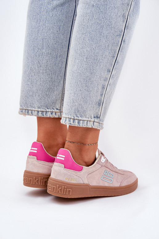 de camurça tênis À modalo de tênis Feminino D.Franklin DFSH387005 cor rosa de camurça tênis À modalo de tênis Feminino D.Franklin DFSH387005 cor rosa