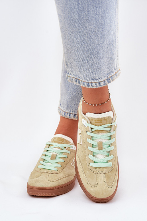 de camurça tênis À modalo de tênis Feminino D.Franklin DFSH387005 Calcário de camurça tênis À modalo de tênis Feminino D.Franklin DFSH387005 Calcário