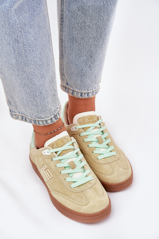 de camurça tênis À modalo de tênis Feminino D.Franklin DFSH387005 Calcário de camurça tênis À modalo de tênis Feminino D.Franklin DFSH387005 Calcário