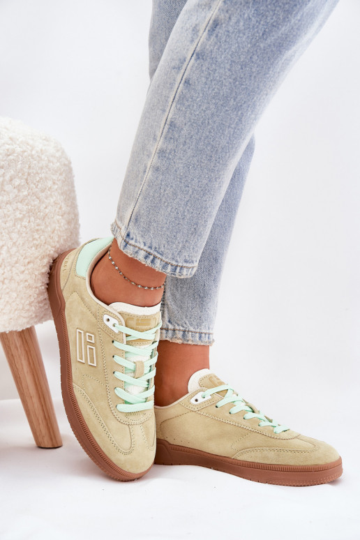 de camurça tênis À modalo de tênis Feminino D.Franklin DFSH387005 Calcário de camurça tênis À modalo de tênis Feminino D.Franklin DFSH387005 Calcário