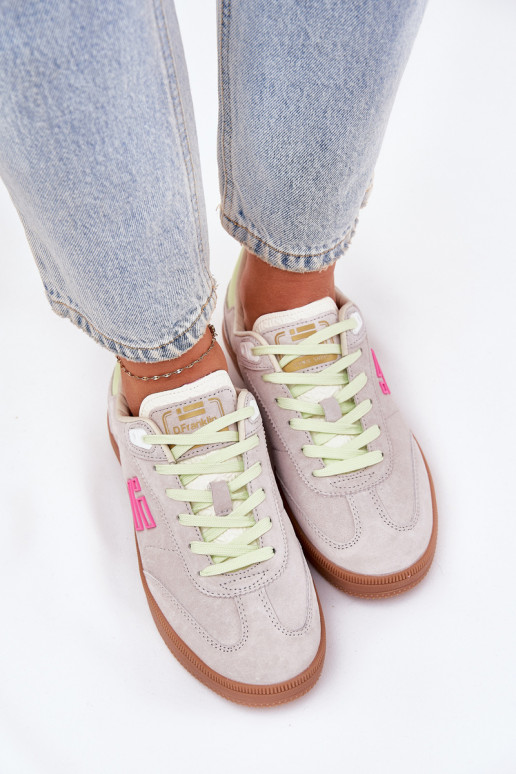 de camurça tênis À modalo de tênis Feminino D.Franklin DFSH387005 Zgaszona Biel de camurça tênis À modalo de tênis Feminino D.Franklin DFSH387005 Zgaszona Biel