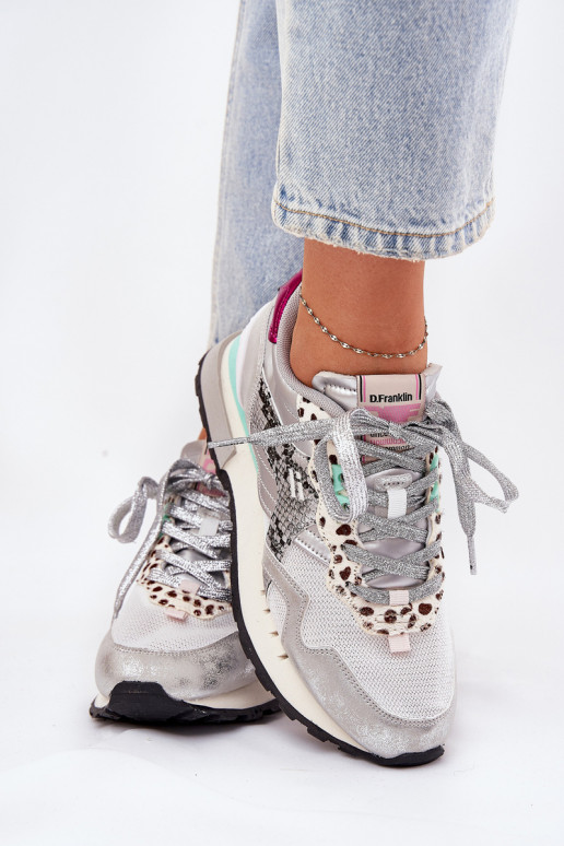 À modalo de tênis tênis Feminino D.Franklin DFSH378006 cor prata À modalo de tênis tênis Feminino D.Franklin DFSH378006 cor prata