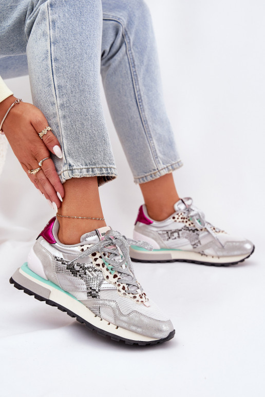 À modalo de tênis tênis Feminino D.Franklin DFSH378006 cor prata À modalo de tênis tênis Feminino D.Franklin DFSH378006 cor prata