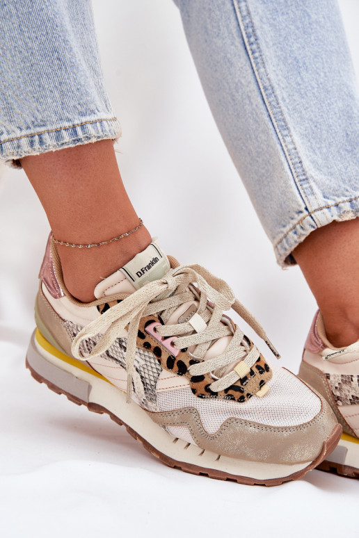 À modalo de tênis tênis Feminino D.Franklin DFSH378006 cor dourada À modalo de tênis tênis Feminino D.Franklin DFSH378006 cor dourada