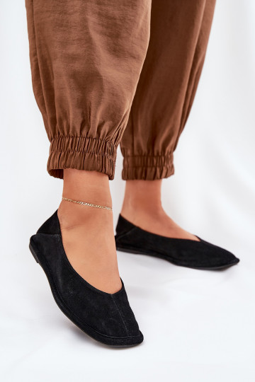 Sapatilhas de camurça Feminino Big Star RR274080 cor preta