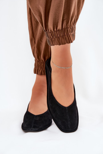 Sapatilhas de camurça Feminino Big Star RR274080 cor preta 2