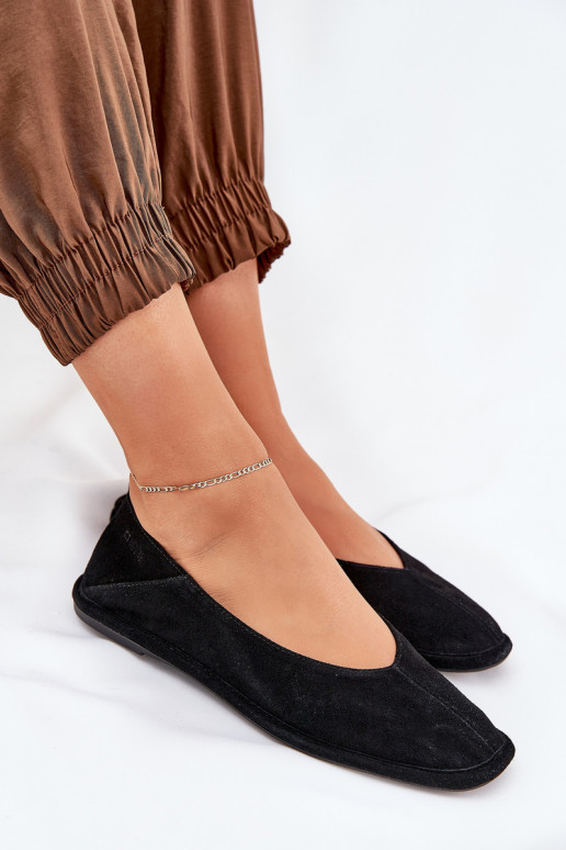 Sapatilhas de camurça Feminino Big Star RR274080 cor preta