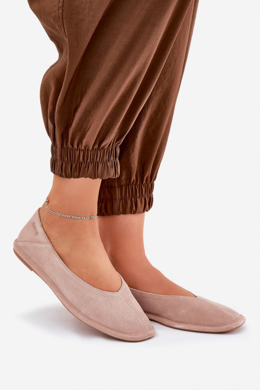 Sapatilhas de camurça Feminino Big Star RR274081 cor rosa Sapatilhas de camurça Feminino Big Star RR274081 cor rosa