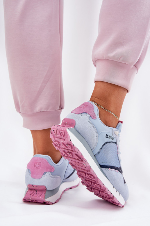 de camurça  tênis Feminino Big Star RR274236 HI-POLY SYSTEM cor azul de camurça  tênis Feminino Big Star RR274236 HI-POLY SYSTEM cor azul