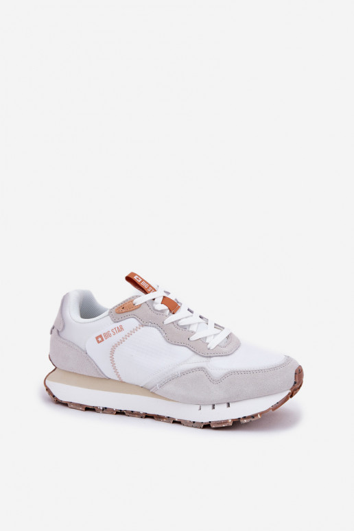 de camurça  tênis Feminino Big Star RR274235 HI-POLY SYSTEM bege de camurça  tênis Feminino Big Star RR274235 HI-POLY SYSTEM bege