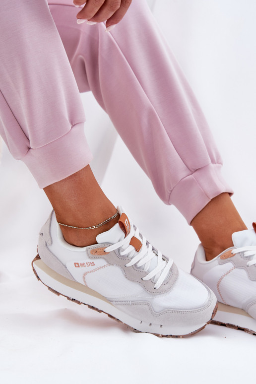 de camurça  tênis Feminino Big Star RR274235 HI-POLY SYSTEM bege de camurça  tênis Feminino Big Star RR274235 HI-POLY SYSTEM bege