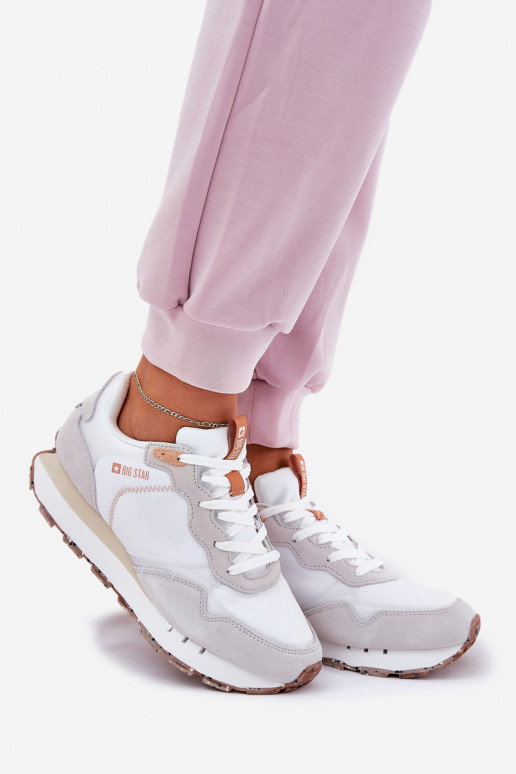 de camurça  tênis Feminino Big Star RR274235 HI-POLY SYSTEM bege de camurça  tênis Feminino Big Star RR274235 HI-POLY SYSTEM bege