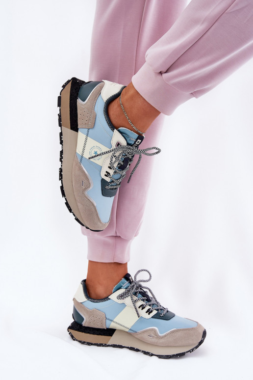 de camurça À modalo de tênis Feminino Big Star RR274245 HI-POLY SYSTEM cinza-cor azul de camurça À modalo de tênis Feminino Big Star RR274245 HI-POLY SYSTEM cinza-cor azul