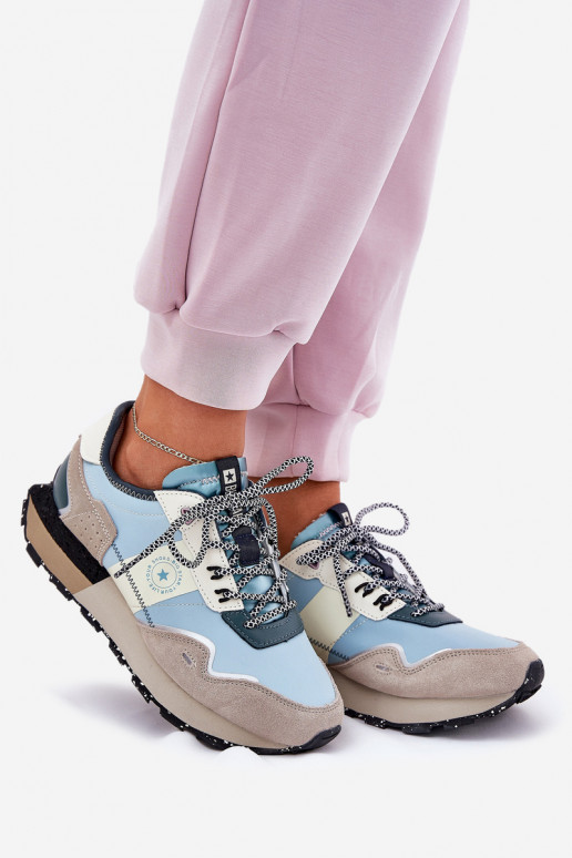 de camurça À modalo de tênis Feminino Big Star RR274245 HI-POLY SYSTEM cinza-cor azul de camurça À modalo de tênis Feminino Big Star RR274245 HI-POLY SYSTEM cinza-cor azul