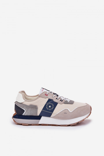 Ténis de camurça masculinos com plataforma Big Star RR174471 Hi-Poly System cor cinza 2