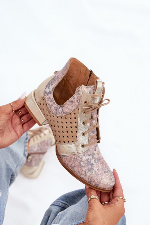 Pele Botas Calçados Tem que serciejka 05541-04 bege-cor dourada Pele Botas Calçados Tem que serciejka 05541-04 bege-cor dourada