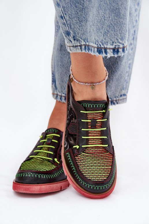 Pele sapato Feminino Estampado Tem que serciejka 06784-20 cor preta Pele sapato Feminino Estampado Tem que serciejka 06784-20 cor preta