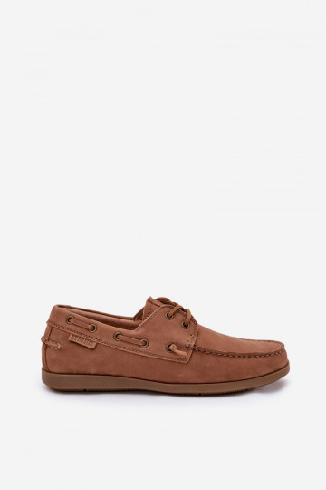 Mocassins masculinos em couro Big Star RR174162 marrons 2