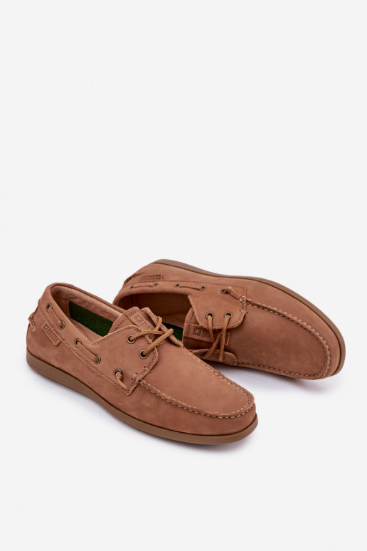 Pele Mocassins Tem que sercho Big Star RR174162 cor marrom Pele Mocassins Tem que sercho Big Star RR174162 cor marrom