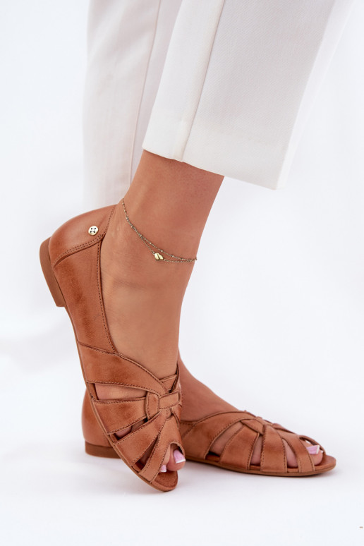 BailarinasOdkrytymi Palcami Tem que serciejka 06908-29/001-1 cor marrom BailarinasOdkrytymi Palcami Tem que serciejka 06908-29/001-1 cor marrom