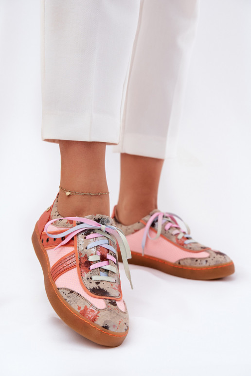 Pele À modalo de tênis Feminino Tem que serciejka 06840-18 cor laranja