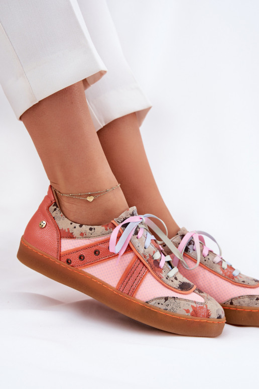 Pele À modalo de tênis Feminino Tem que serciejka 06840-18 cor laranja